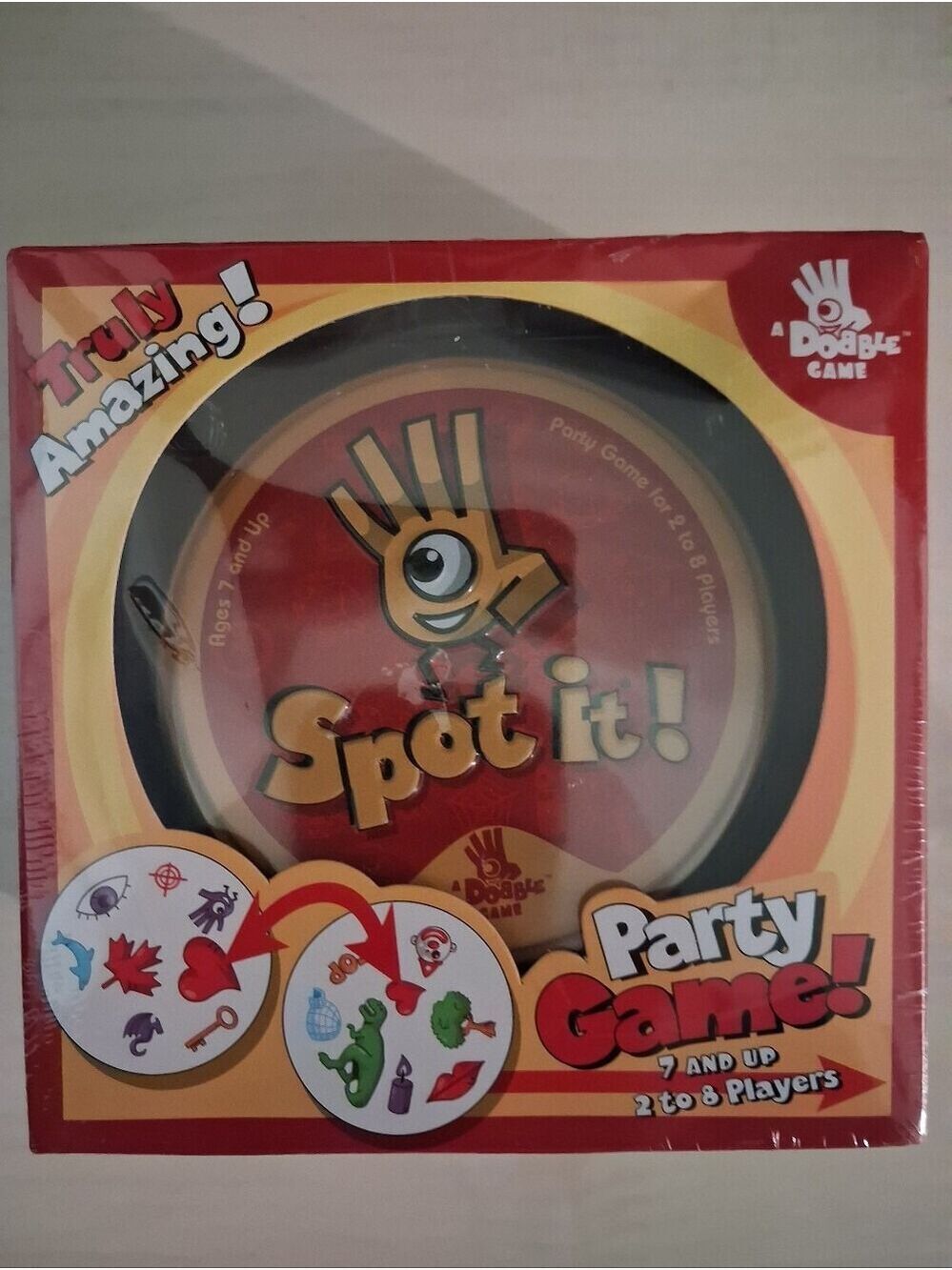 Spot It! Truly Amazing Party Card Game Family Game Night Fun